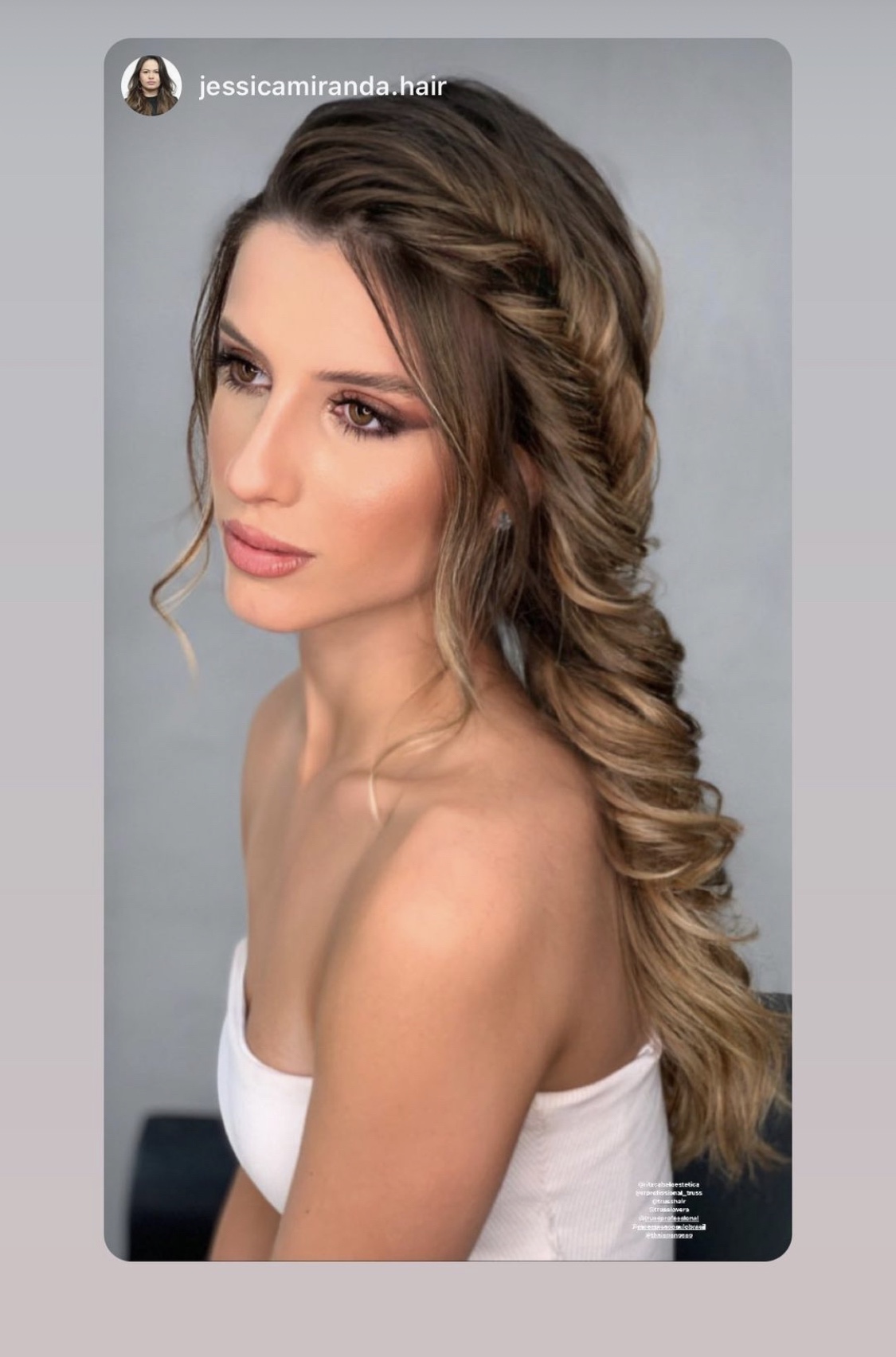 penteado com tranças para noivas